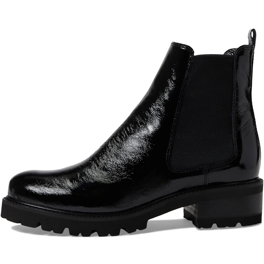 C La CANADIENNE Patent Leather Black  Boots, Size 9 - Picture 3 of 14